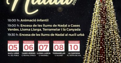 El martes 10 de diciembre La Canyada acoge su encendido de luces navideño en la plaza El martes 10 de diciembre La Canyada acoge su encendido de luces navideño en la plaza